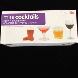 DCI Mini Cocktails Set of 4 Shot Glasses